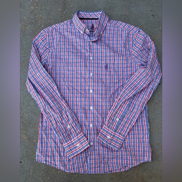 johnnie-O Other - johnnie-O Red and Blue Checkered Shirt
